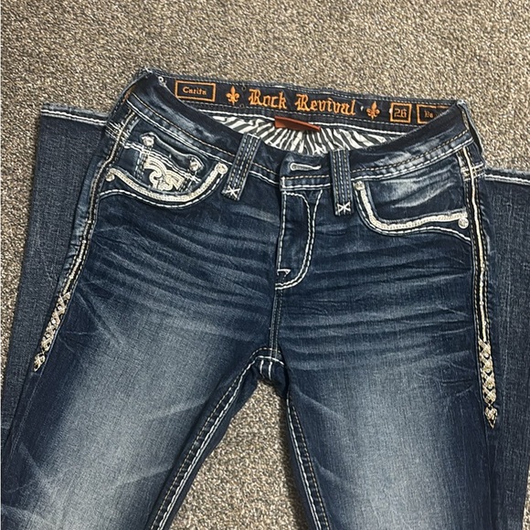 Rock Revival Denim - Rock Revival Women's Dark Blue Skinny Jeans